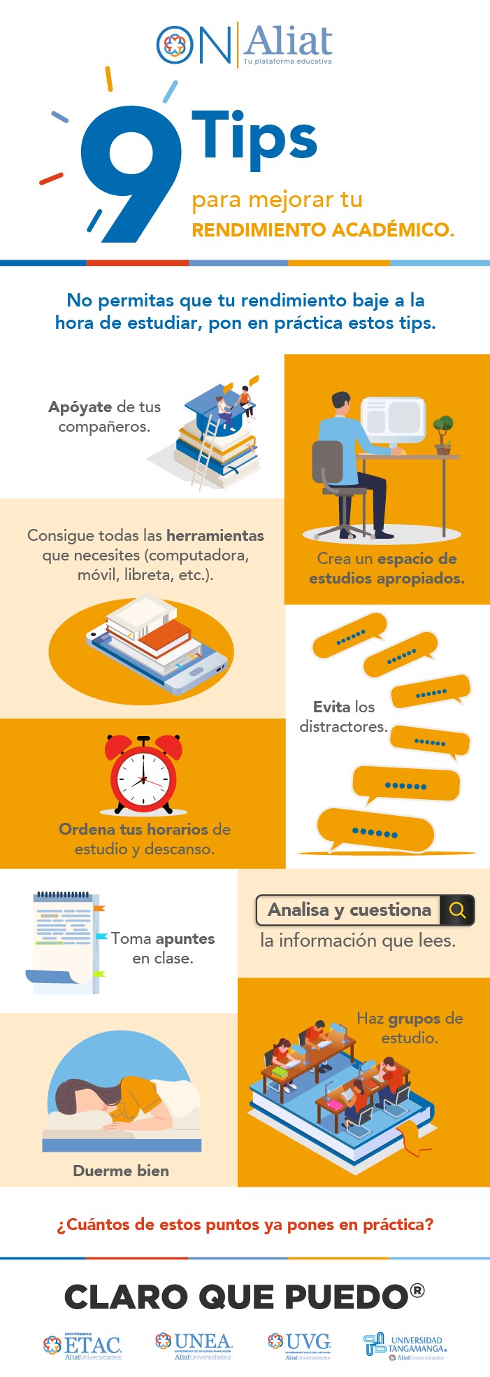 5 técnicas de estudio fundamentales para estudiar